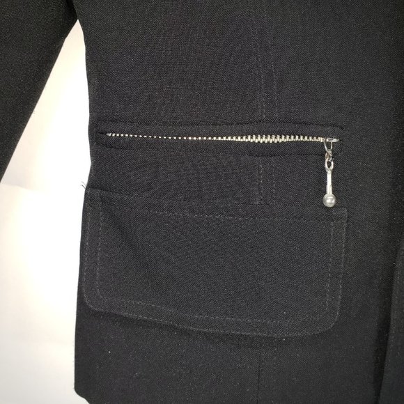 Equator 5 Button Jacket Size 6 Zipper Pockets - Picture 2 of 8